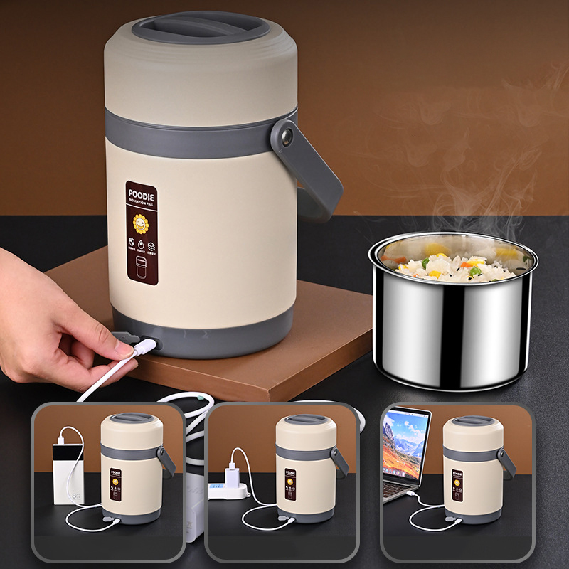 Baby Food Warmer - Boîtes à déjeuner chauffantes électriques USB,