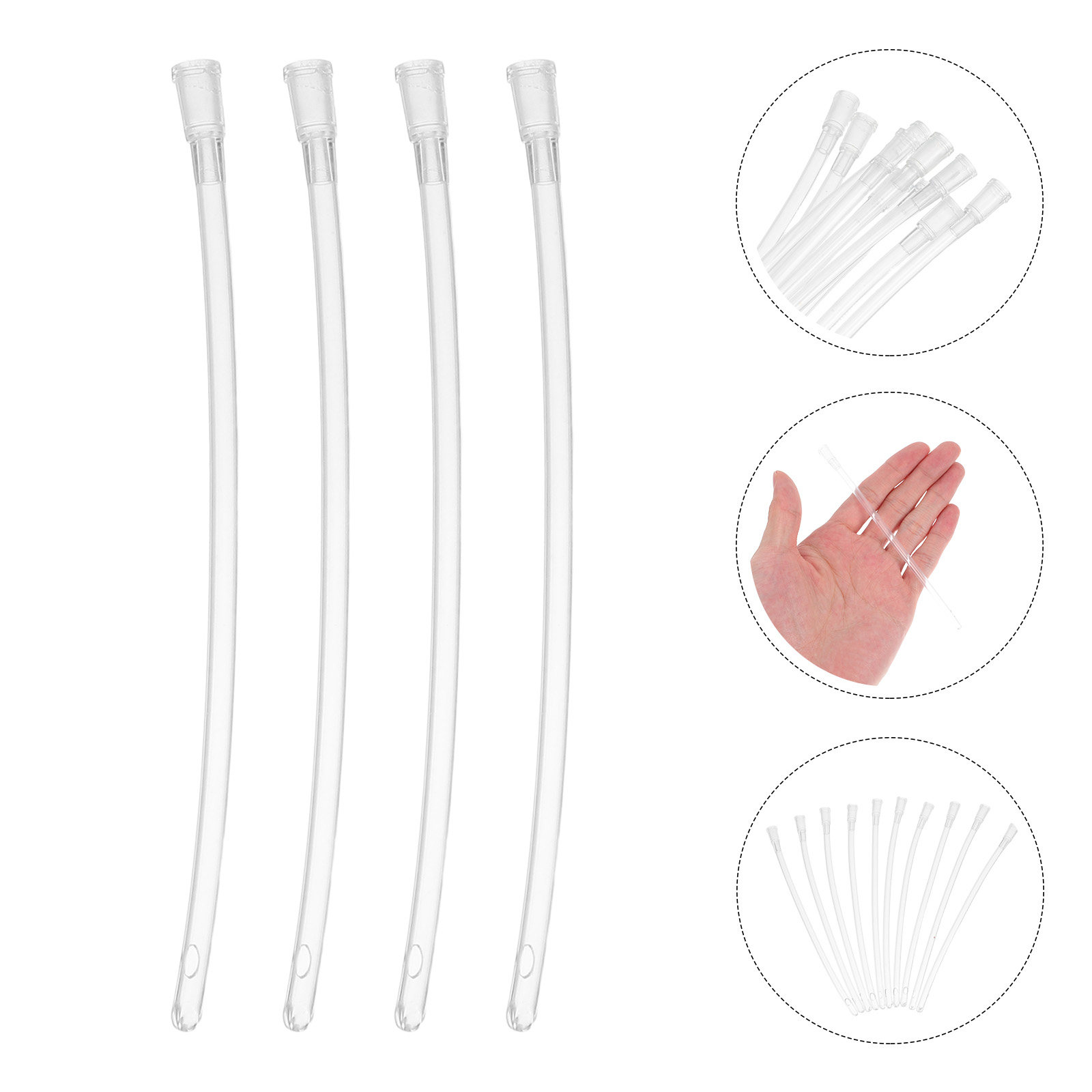 Baby Food Youtube - 10 tubes d'alimentation transparents pour perroquets,