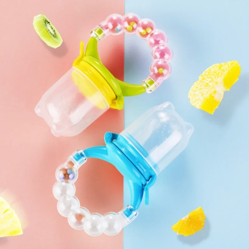 Baby Food Vegetables - Sucette d'alimentation pour bébé avec sonnette,