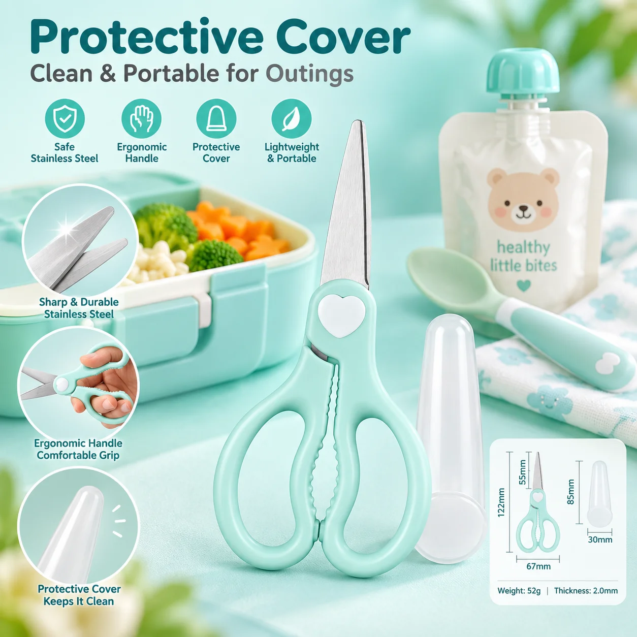 Ciseaux pour aliments pour béb - Baby Food Scissors avis et prix