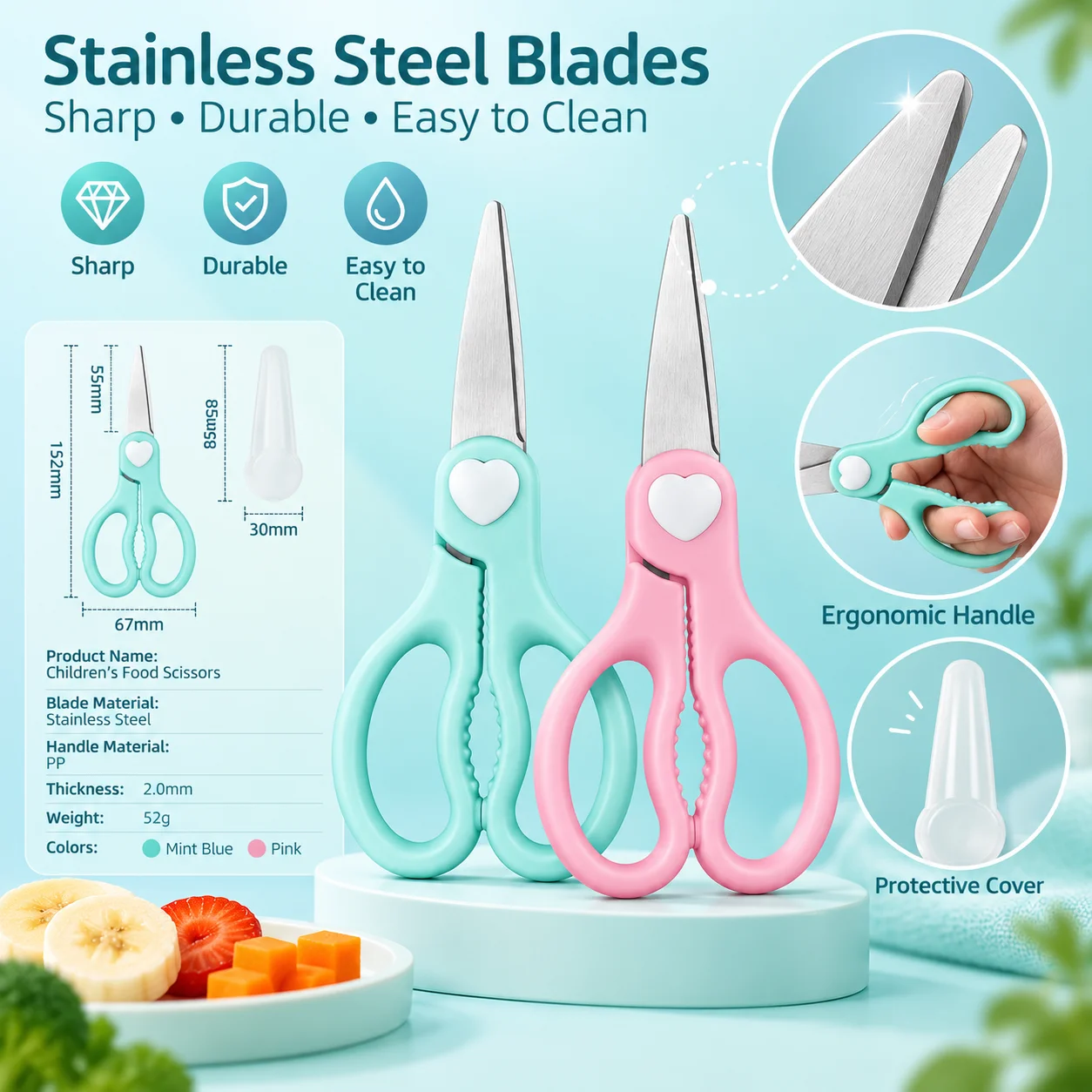 Ciseaux pour aliments pour béb - Baby Food Scissors avis et prix