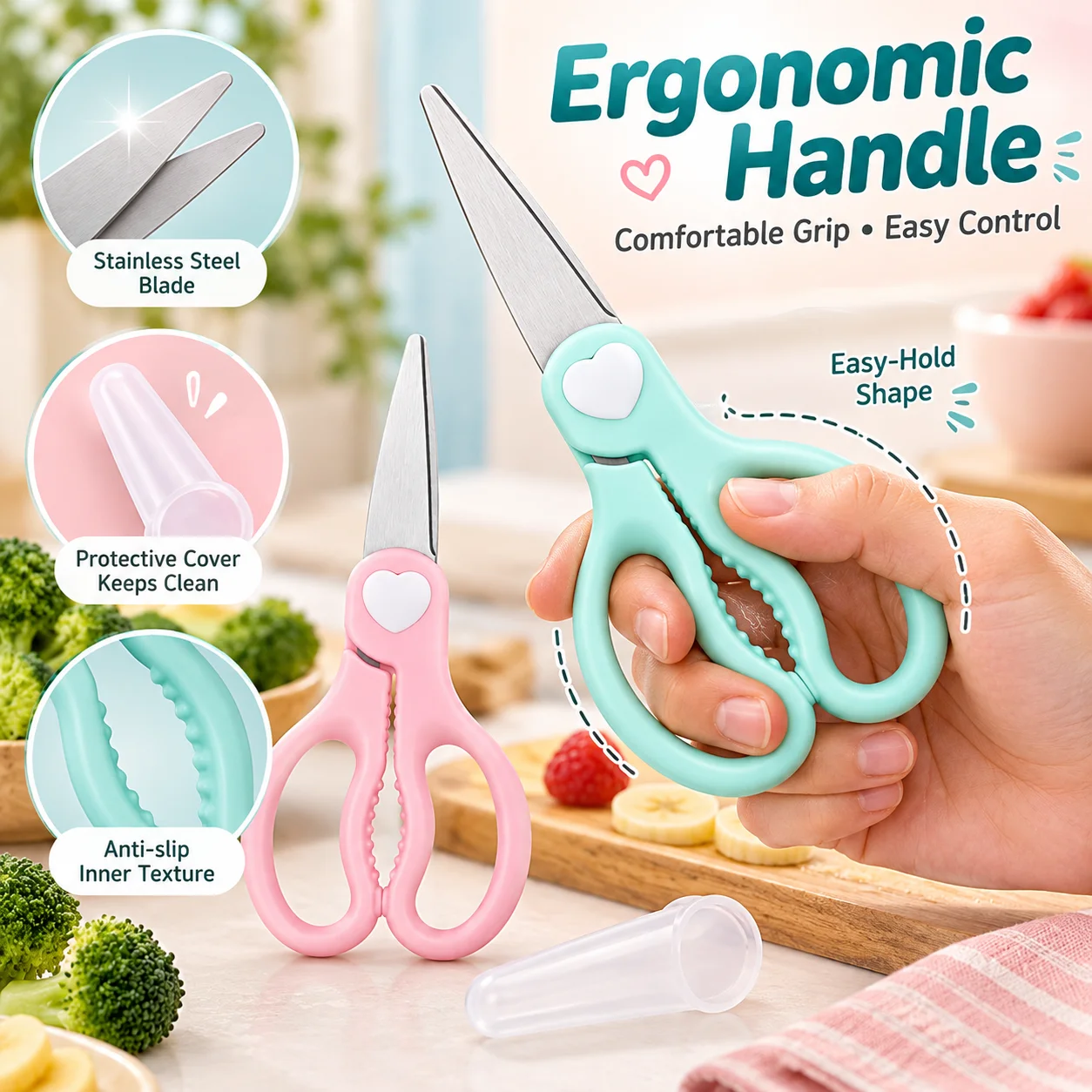 Ciseaux pour aliments pour béb - Baby Food Scissors avis et prix