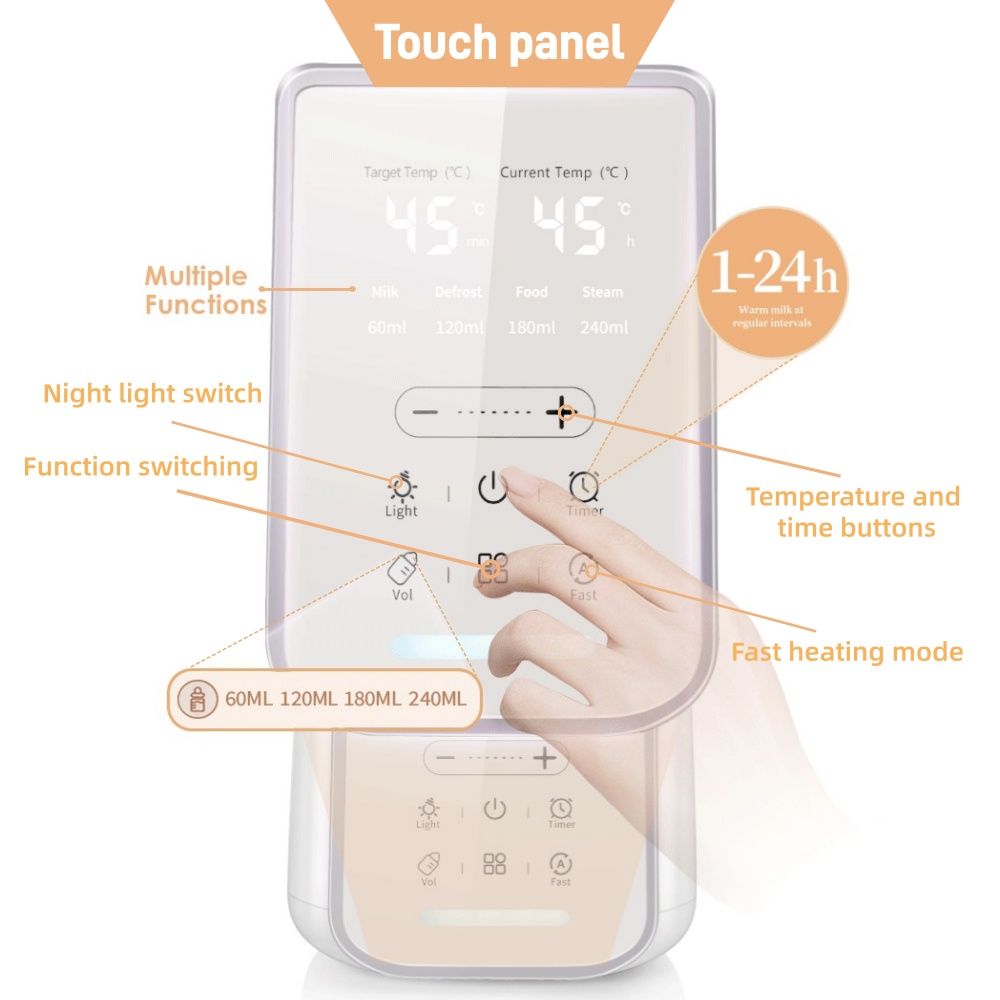 8In1 biberon chauffe-lait mate - Baby Food Warmer avis et prix